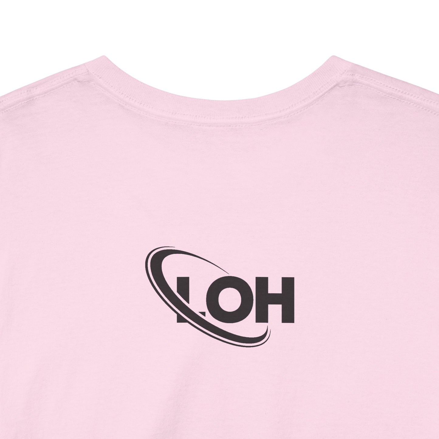 LOVE OVAH HATE— Bold Red & Black Statement Shirt
