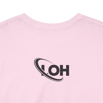 LOVE OVAH HATE— Bold Red & Black Statement Shirt