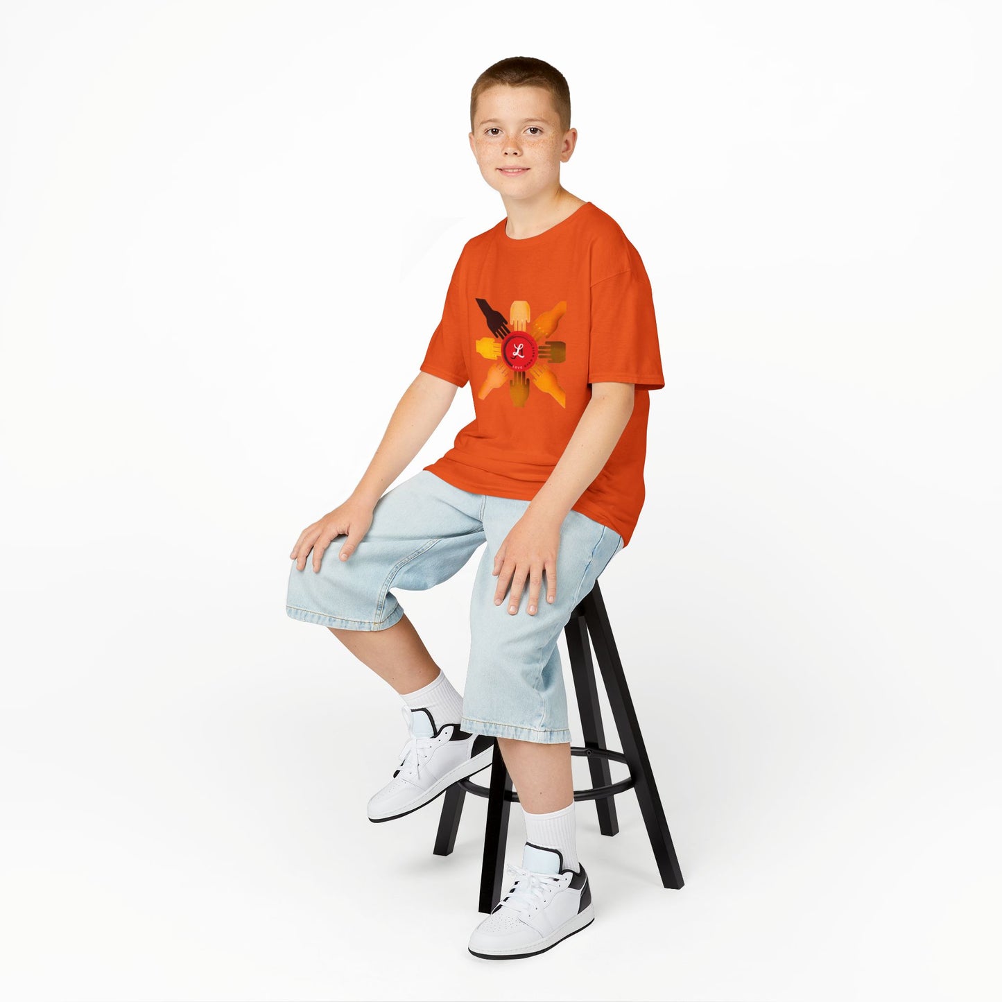 Unity Hands Kinder-T-Shirt - Umarmen Sie die Vielfalt in Stil 