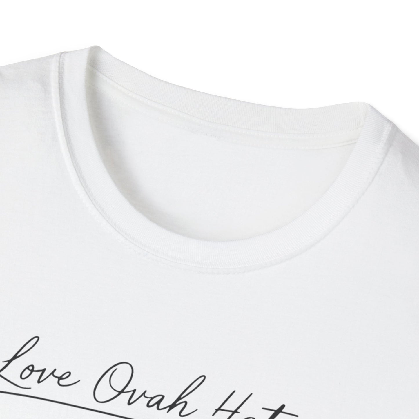 Love Ovah Hate T-Shirt — Handwritten Script Love Tee