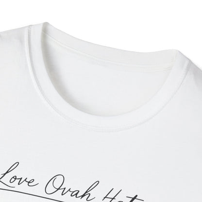 Love Ovah Hate T-Shirt — Handwritten Script Love Tee