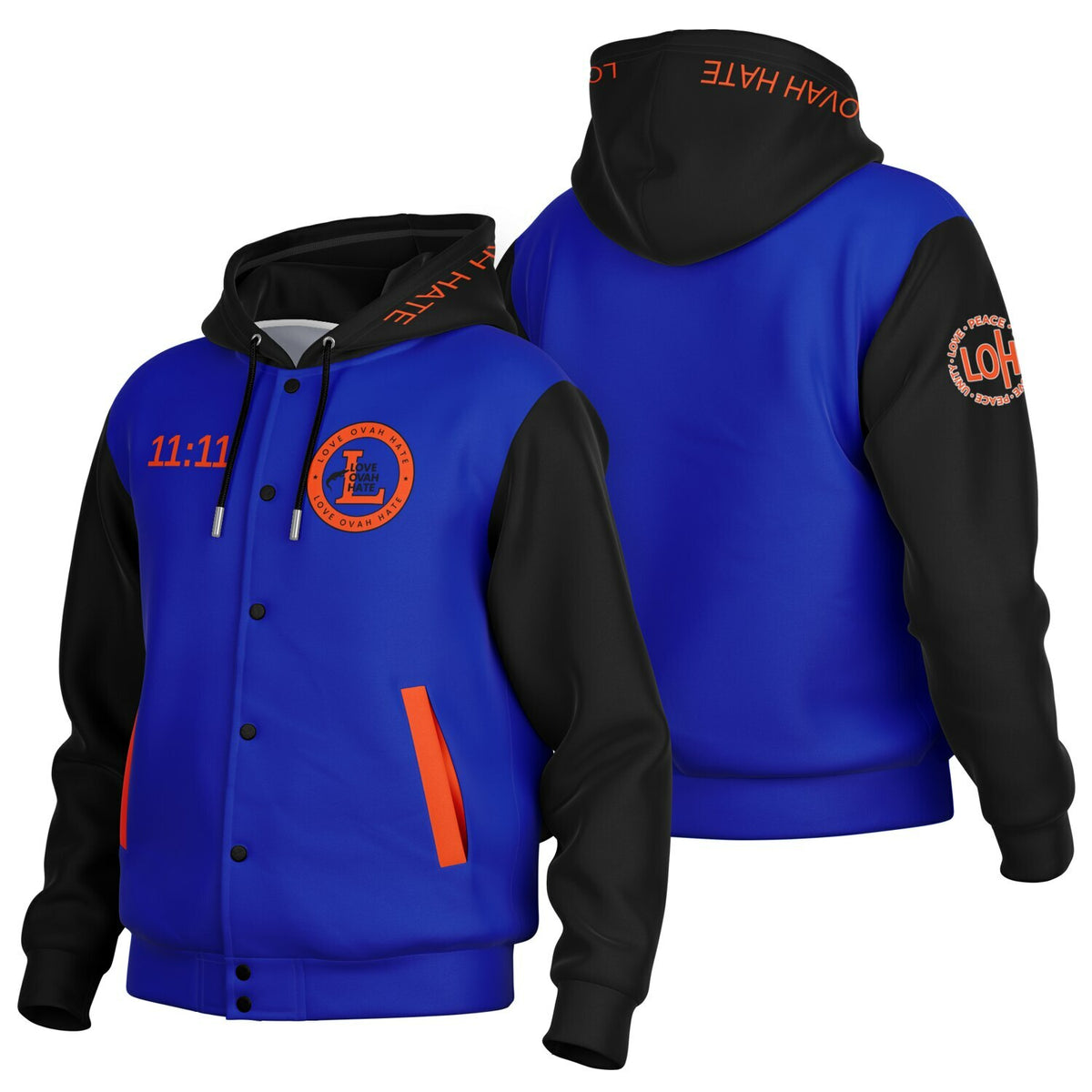 The 11:11 Manifest Hooded Varsity Jacket