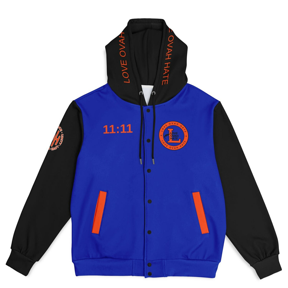 The 11:11 Manifest Hooded Varsity Jacket