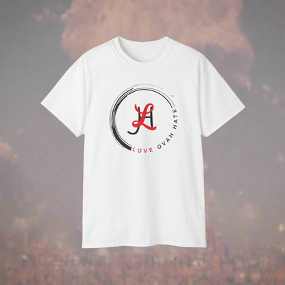 Baumwoll-T-Shirt Qualität Konstruktion gerippter Kragen Unisex Passform 