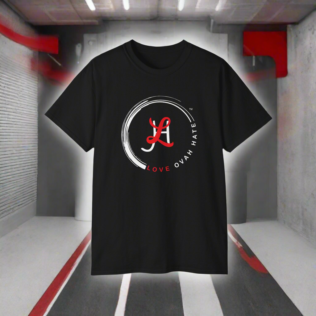Baumwoll-T-Shirt Qualität Konstruktion gerippter Kragen Unisex Passform 
