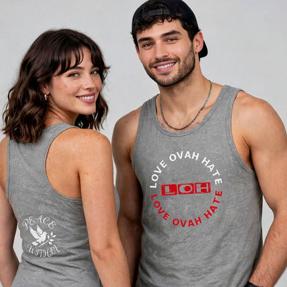 Love Ovah Hate Crewneck Tank Top