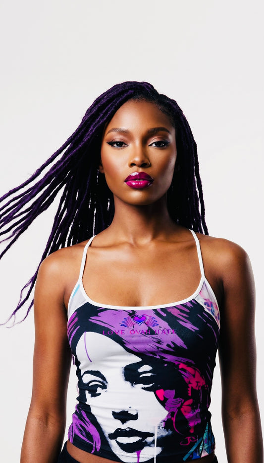 Love Ovah Hate Women's Spaghetti Strap Tank Top