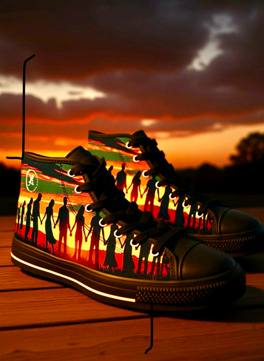 High-Top Sneakers Love Ovah Hate Collection