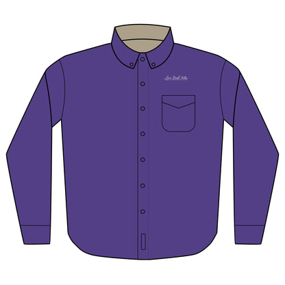Love Ovah Hate Embroidered Long Sleeve Shirt
