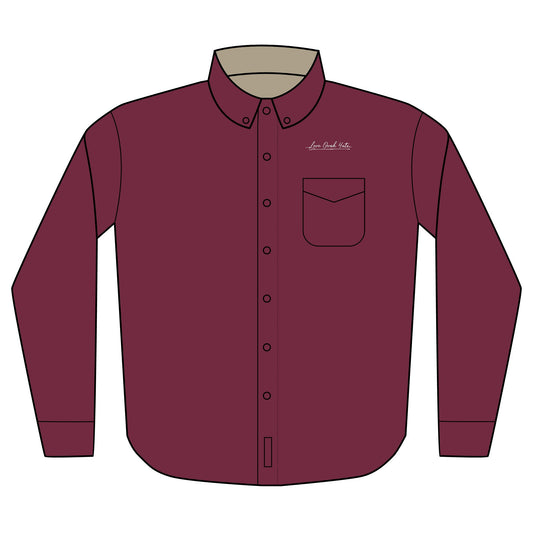 Love Ovah Hate Embroidered Long Sleeve Shirt