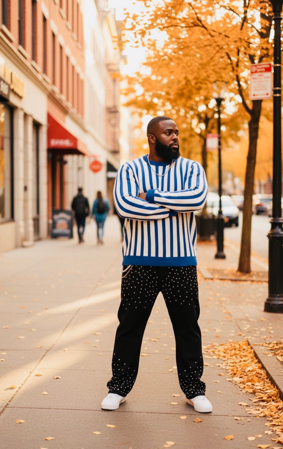 Love Ovah Hate Rhinestone Relaxed Straight-Leg Jeans