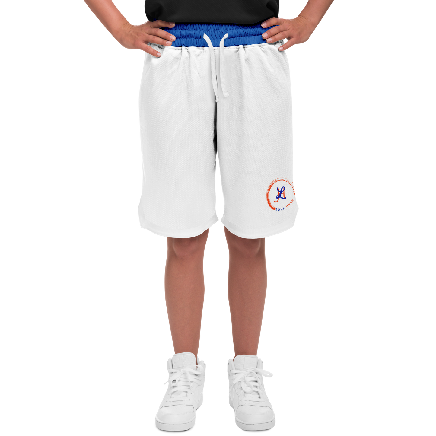 Lightweight and breathable Basketball Short Rib by L.O.H. for active wear. 