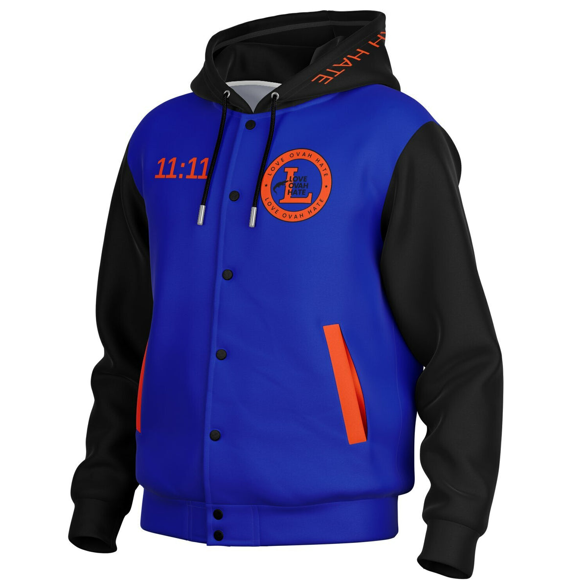 The 11:11 Manifest Hooded Varsity Jacket