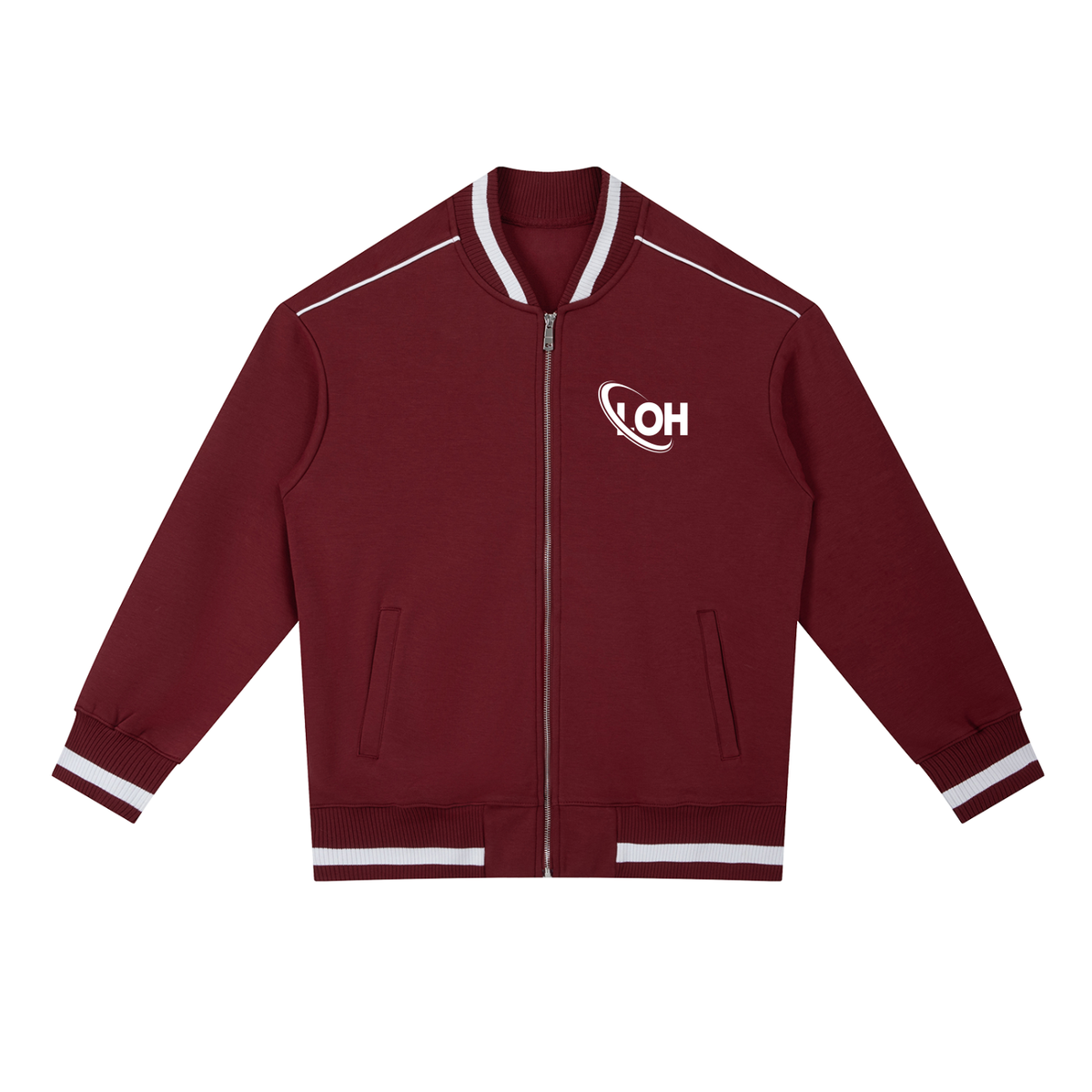 Love Ovah Hate Zip Bomber Jacket